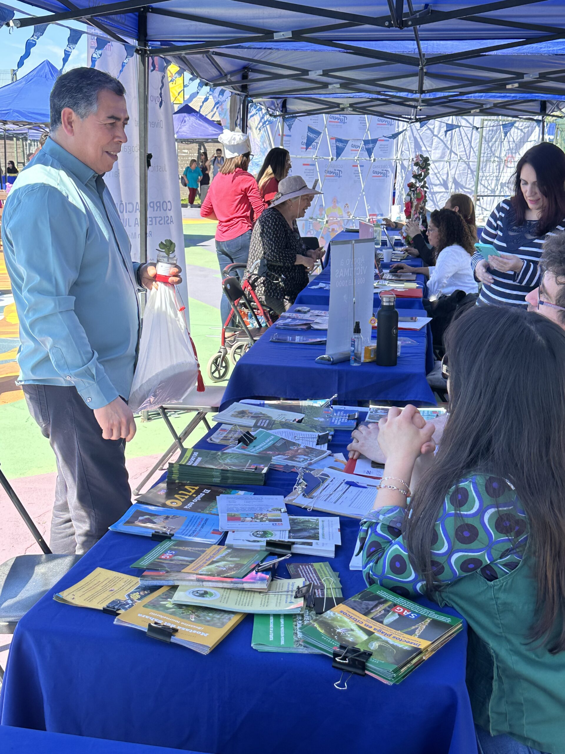 Diputado Leonardo Soto participa en actividad Gobierno en Terreno en Buin